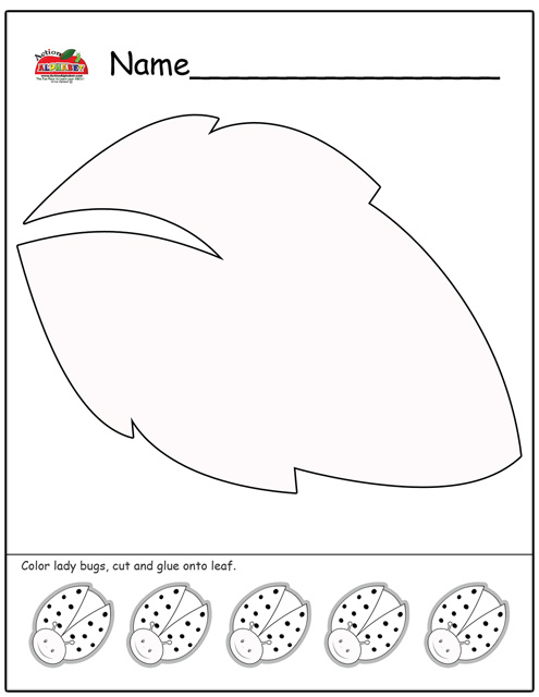 l for leaf coloring pages - photo #47