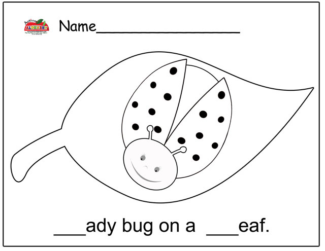 l is for ladybug coloring pages - photo #23