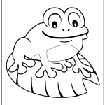 Toad Coloring Page