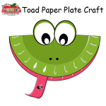 Toad Paper Plate