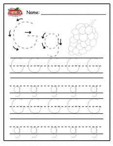 Trace Letters | Preschool Lesson Plans