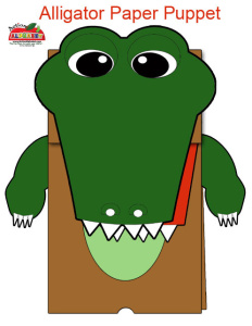 Alligator-Puppet-Craft